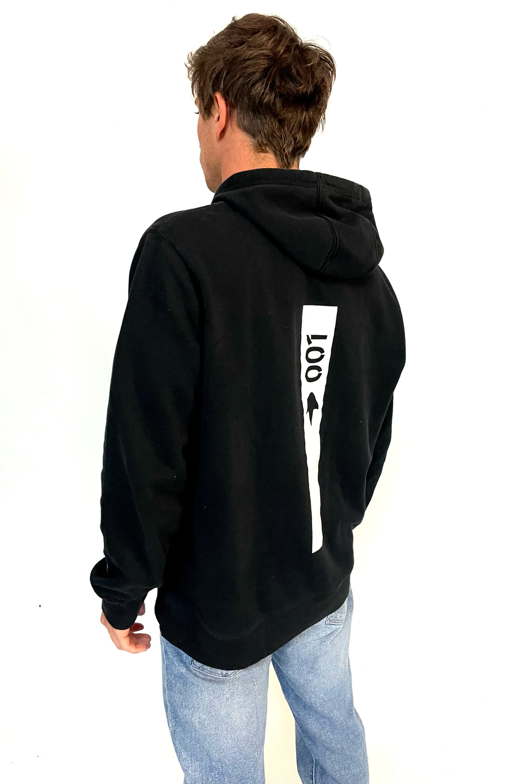 Black one hoodie