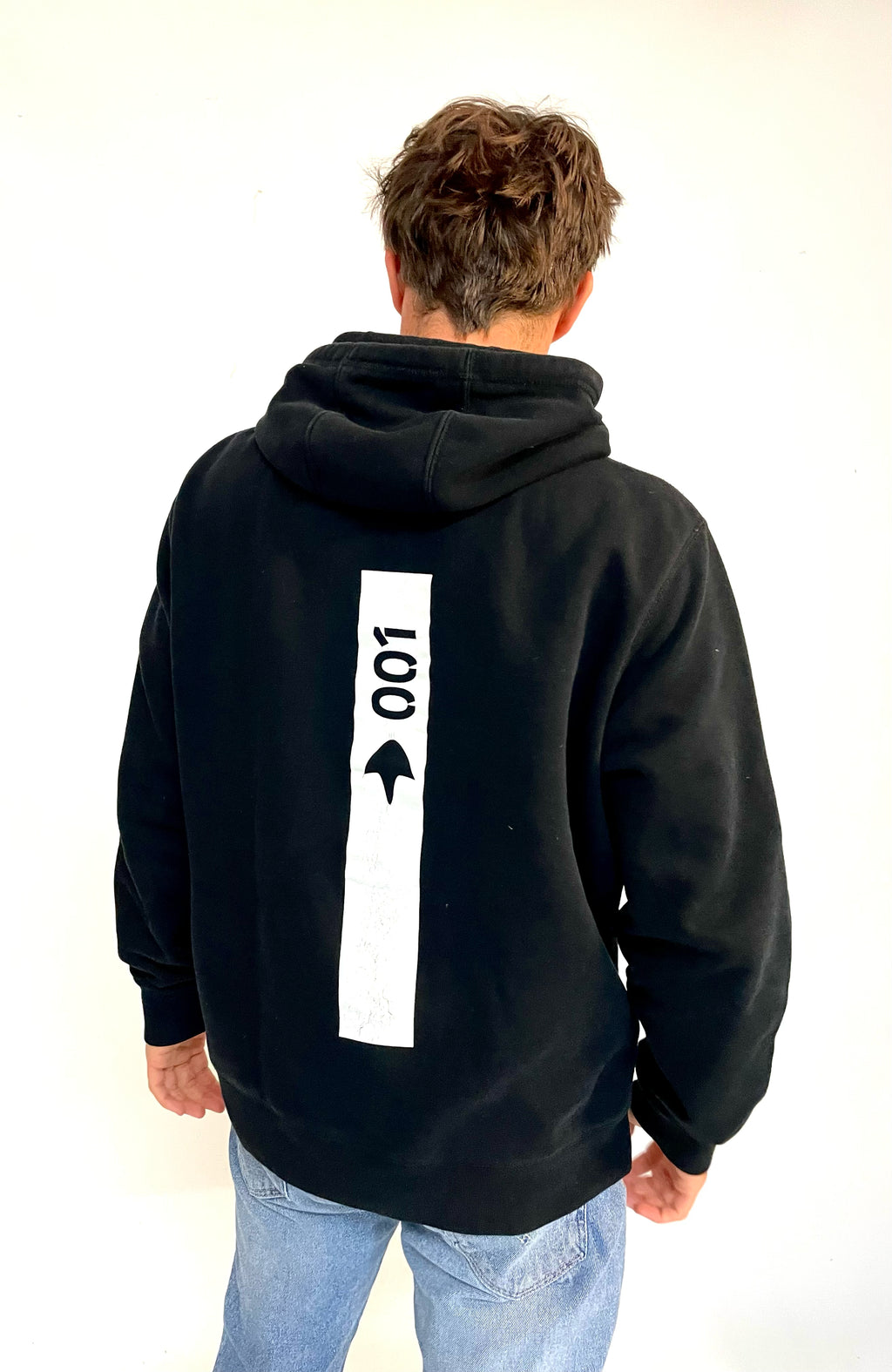 Black one hoodie